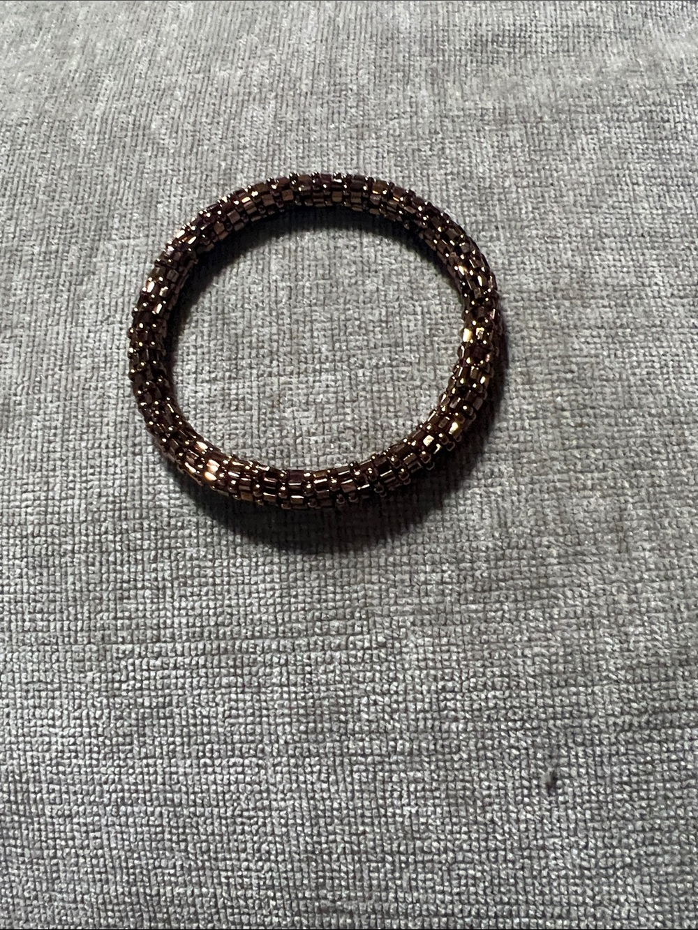 Gold-Tone Beaded Stretch Bracelet